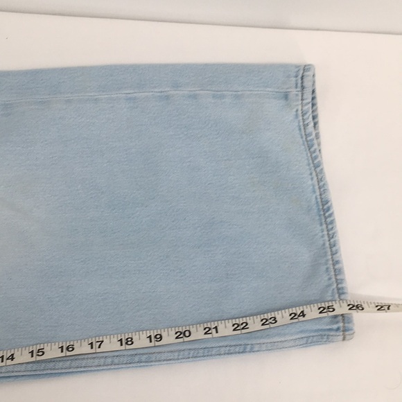 Old Navy Mid-rise Baggy Wide Leg Jeans Distressed Light Wash 6 Petite - Picture 11 of 11